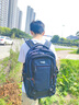PRUY書(shū)包男生初中生2025大容量中學(xué)生高中生減負護脊防水大學(xué)生旅行包 寶藍色-大號 曬單實(shí)拍圖