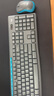 羅技（Logitech）MK275無(wú)線(xiàn)鍵鼠套裝 辦公無(wú)線(xiàn)鼠標鍵盤(pán)套裝無(wú)線(xiàn)辦公鍵鼠 電腦鍵盤(pán)全尺寸帶無(wú)線(xiàn)2.4G接收器 黑藍色 MK275+大桌墊 曬單實(shí)拍圖