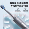 美的（Midea）電動牙刷S1PX星空灰成人/學(xué)生 4支刷頭 180天超長續(xù)航 磁懸浮聲波馬達(dá) 男士女士專用 生日中秋禮物 曬單實拍圖