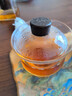 耐熱加厚高硼硅玻璃蓋碗泡茶茶杯防燙手抓蓋碗功夫茶 透明色蓋碗 曬單實(shí)拍圖