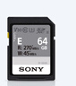 索尼（SONY）64GB SD存儲卡 SF-E64A E系列U3 C10 V30讀速高達270MB/s 相機內存卡 曬單實(shí)拍圖