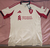 阿迪達斯 （adidas）男 足球系列 LFC A JSY 利物浦球迷版客場(chǎng)球衣 JV6487 白色 L 曬單實(shí)拍圖