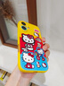 素洛適用蘋(píng)果16promax手機殼夏天小清新Kitty貓iPhone15pro卡通可愛(ài)創(chuàng  )意14高級感時(shí)尚13少女心全包防摔 【紅黃藍kitty貓】硅膠軟殼鏡頭保護 iPhone 16 曬單實(shí)拍圖