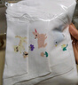 全棉時(shí)代嬰兒隔汗巾紗布吸汗兒童寶寶幼兒園純棉墊背巾小熊小鹿小貓3條/袋 曬單實(shí)拍圖