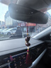 祈生花檀木一鹿平安汽車(chē)掛件高級感車(chē)載車(chē)掛新創(chuàng  )意車(chē)內吊飾吊墜高檔大氣 曬單實(shí)拍圖
