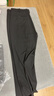 優(yōu)衣庫男裝彈力九分褲/商務(wù)通勤西褲褲子25秋冬新款479349 09 黑色 M /170/80A 曬單實(shí)拍圖