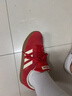 adidas「T頭鞋」VL COURT復古休閑板鞋德訓鞋男女阿迪達斯輕運動(dòng) 淺猩紅/暖香草色/黃色   37 曬單實(shí)拍圖