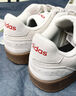 adidas「小鋸齒」D-PAD CLASSIC休閑美高風(fēng)復(fù)古籃球板鞋阿迪達(dá)斯 淺灰/黑色/淺猩紅   42 曬單實(shí)拍圖