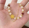 禮意久久黃金蓮花手鏈女生日禮物女生七夕情人節(jié)禮物七夕禮物送女友老婆 曬單實拍圖