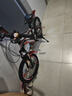 鳳凰（Phoenix）兒童自行車(chē)山地車(chē)男女學(xué)生腳踏車(chē)6-12歲童車(chē) 霸道 黑紅色 18寸 曬單實(shí)拍圖