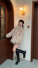 MANTENER GRAN黑色長筒靴女小眾設(shè)計舒適牛皮高靴不過膝靴子 MG女鞋 黑色 37 曬單實拍圖