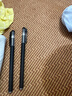 春盛熙順滑按動(dòng)中性筆簽字筆0.5mm子彈頭按壓水筆速干黑筆學(xué)生考試刷題筆教師紅筆經(jīng)典商務(wù)辦公會(huì )議筆 黑頭1支 曬單實(shí)拍圖