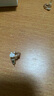老鳳祥珍珠耳釘女士輕奢S925銀穗穗平安耳飾品生日紀念日禮物送女友老婆 曬單實(shí)拍圖