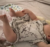 巴厘小豬嬰兒衣服女寶夏季短袖薄款連體衣夏天新生兒爬爬服公主風寶寶哈衣 森林仙語 90cm 曬單實拍圖