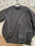 太平鳥(niǎo)男裝衛衣保暖圓領(lǐng)冬季韓版潮流袖標上衣 深灰色 L 曬單實(shí)拍圖