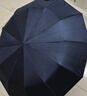小魔全自動(dòng)晴雨傘大號加固加厚抗風(fēng)折疊傘遮陽(yáng)傘黑膠太陽(yáng)傘24骨可定制 曬單實(shí)拍圖