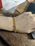 金至尊（3DG Jewellery）黃金手鏈花期INS風(fēng)疊戴雙層鏈999足金送女友老婆生日禮物計價(jià) 金重9.88克（配珠寶禮盒） 曬單實(shí)拍圖