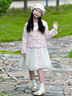 G.DUCKKIDS小黃鴨女童連衣裙秋裝2025新款洋氣兒童小香風(fēng)公主裙外套女孩裙子 粉色 120 建議5~6歲【110-120cm】cm 曬單實(shí)拍圖