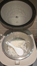 蘇泊爾（SUPOR）電飯煲0涂層無(wú)涂層家用3-4人316L不銹鋼IH加熱4L大容量圓厚釜內(nèi)膽玻璃面板智能多功能SF40HC4896 曬單實(shí)拍圖