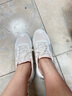 斯凱奇（Skechers）女鞋秋季增高休閑鞋緩震軟底運動(dòng)鞋時(shí)尚板鞋跑步鞋117224 白色/淺粉紅色/WLPK 36.5 曬單實(shí)拍圖