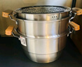 愛(ài)仕達（ASD）蒸鍋304不銹鋼三層家用蒸煮燉湯鍋 30CM加高雙層蒸籠·原木系列G1 曬單實(shí)拍圖