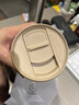 膳魔師（THERMOS）保溫杯415毫升咖啡杯男女士情侶學(xué)生簡(jiǎn)約便攜水杯子 TCDP-400 WH 曬單實(shí)拍圖