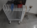 美的（Midea）【金縷衣】取暖器家用/電暖器/電暖氣/加濕烘衣/13片全屋大面積取暖器/電熱油汀取暖器NY2213-18GW 曬單實拍圖