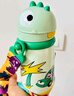 babycare兒童保溫杯嬰兒寶寶學(xué)飲杯吸管水杯水壺不銹鋼450ml-新老款隨機(jī)發(fā) 曬單實(shí)拍圖