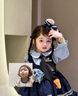 G.DUCKKIDS小黃鴨洛麗塔公主裙女童連衣裙夏季朱迪兔子警官衣服兒童生日禮服 連衣裙 120 尺碼5~6歲【110-120cm】 曬單實(shí)拍圖