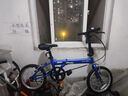 大行（DAHON）KT610折疊自行車(chē)16英寸單速男女學(xué)生上班上學(xué)城市通勤單車(chē) 消光藍 曬單實(shí)拍圖