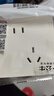 公牛（BULL）開關(guān)插座 G57蝶翼超薄膚感開關(guān)10A斜五孔插座面板G57Z223A 米絨白 曬單實(shí)拍圖