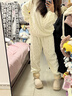 睡衣女秋冬女2025年新款珊瑚絨加絨加厚家居服保暖寬松圓領(lǐng)套裝女 奶白色 【睡衣套裝 奶fufu上衣+褲子】 均碼 【推薦80-130斤】 曬單實(shí)拍圖