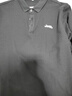 吉普（JEEP）長(cháng)袖T恤男秋冬季寬松休閑polo領(lǐng)打底衫男士衣服男裝 黑色 5XL 曬單實(shí)拍圖