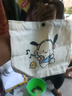 小熊帆布包女學生便攜上班帆布兜手提包手拎便當帆布袋 帕恰狗（帶按扣）活動 曬單實拍圖
