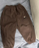 ASK JUNIOR兒童褲子2025冬季小童加厚保暖磨毛燈籠褲男童復古休閑褲 曬單實拍圖