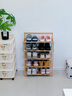 香主編鞋架家用門(mén)口小型入戶(hù)簡(jiǎn)易鞋柜免安裝折疊多層收納置物架5層50 曬單實(shí)拍圖