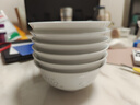 景德鎮（jdz）陶瓷家用中式吃飯碗套裝青花玲瓏白瓷餐具可微波爐烤箱喬遷送禮品 【升級高端禮盒】玉牡丹飯碗*6 曬單實(shí)拍圖