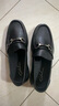 沙馳（SATCHI）【頭層羊皮】簡(jiǎn)約一腳蹬樂(lè )福鞋舒適休閑男皮鞋通勤男鞋 黑色（49VWB391200） 單層 38 （比運動(dòng)鞋偏大一碼） 曬單實(shí)拍圖