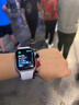 Apple/蘋果 Watch SE 智能手表GPS款44毫米星光色鋁金屬表殼星光色運動型表帶S/M MXFE3CH/B 曬單實拍圖