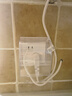 國(guó)際電工（FDD） 86型自粘貼加高插座防水罩防濺盒智能電源插座防水盒保護(hù)罩 白色透明一位加高防水盒 曬單實(shí)拍圖