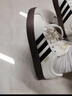 adidas「T頭鞋」VL COURT復古休閑板鞋德訓鞋男女阿迪達斯輕運動(dòng) 漢玉白/黑色/樹(shù)脂黃   38 曬單實(shí)拍圖