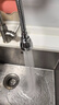 歐菲斯水龍頭延伸器防濺水外接節(jié)水全銅廚用旋轉(zhuǎn)增壓噴頭 廚房花灑 【精銅】球頭長款17.2cm 曬單實拍圖