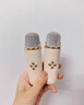 JOJOCAT復古K歌音響C20藍牙音箱送女生日禮物伴手禮品儀式感兒童家庭ktv聲卡修音便攜話(huà)筒麥克風(fēng)一體TF卡 雙麥旗艦款|奶油黃|重低音藍牙音箱+K歌麥克風(fēng) 曬單實(shí)拍圖