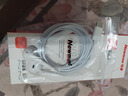 紐曼（Newmine）NM-LK06 typec耳機線(xiàn)控有線(xiàn)音樂(lè )手機數字耳機type-c版半入耳式音量調節增強版 白色 曬單實(shí)拍圖