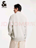 杰克·瓊斯（JACK&JONES）男裝冬季NBA聯(lián)名勇士隊寬松潮流拉鏈立領(lǐng)針織毛衣男款224413003 奶白A42 常規 奶白A42 M 175 曬單實(shí)拍圖