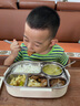 雙槍（Suncha）鈦健康不銹鋼飯盒學(xué)生上班族可微波爐餐盒比316好1.5L配保溫袋 曬單實拍圖