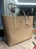 蔻馳（COACH）【官方授權(quán)店】奢侈品女包City33大號托特包單肩手提包送女友禮物 CV976IMXDM淺卡其色 曬單實拍圖