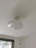 美的（Midea）風(fēng)扇燈餐廳吊扇燈led臥室燈隱形扇葉遙控三防燈具熟睡風(fēng)包安裝 曬單實拍圖
