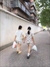 歌百夢(mèng)蠟筆小新睡衣 2025年新款純棉女款夏季短袖三件套可愛(ài)家居服可外 三件套*（短袖短褲加長(zhǎng)褲） XL 女(建議120-140斤) 曬單實(shí)拍圖
