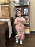 G.DUCKKIDS小黃鴨童裝拉布布衣服女童套裝春秋季兒童運動(dòng)服女小童秋裝兩件套 粉色 120 尺碼5~6歲【110-120cm】cm 曬單實(shí)拍圖